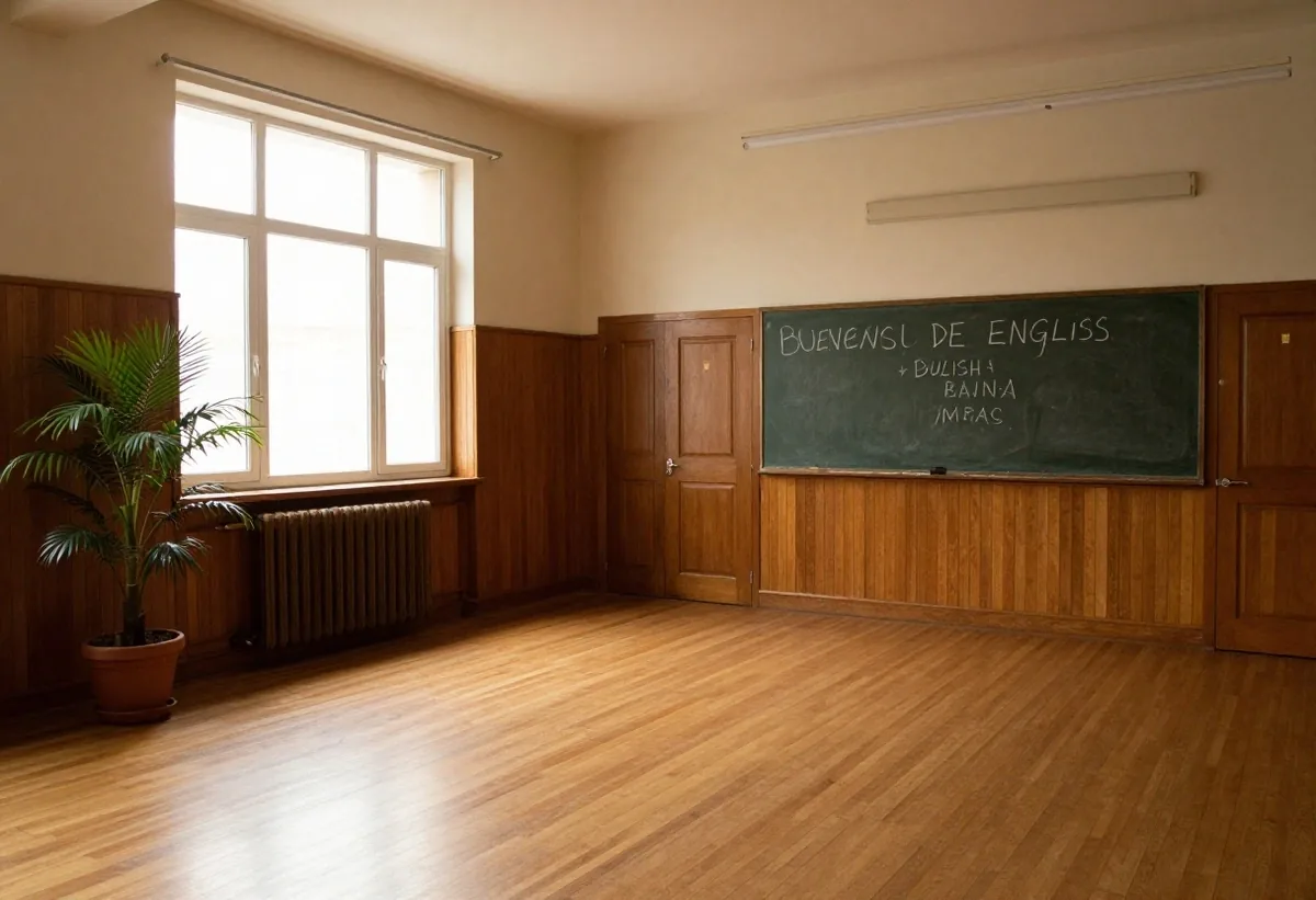 Fichero con carpetas de cursos de inglés
