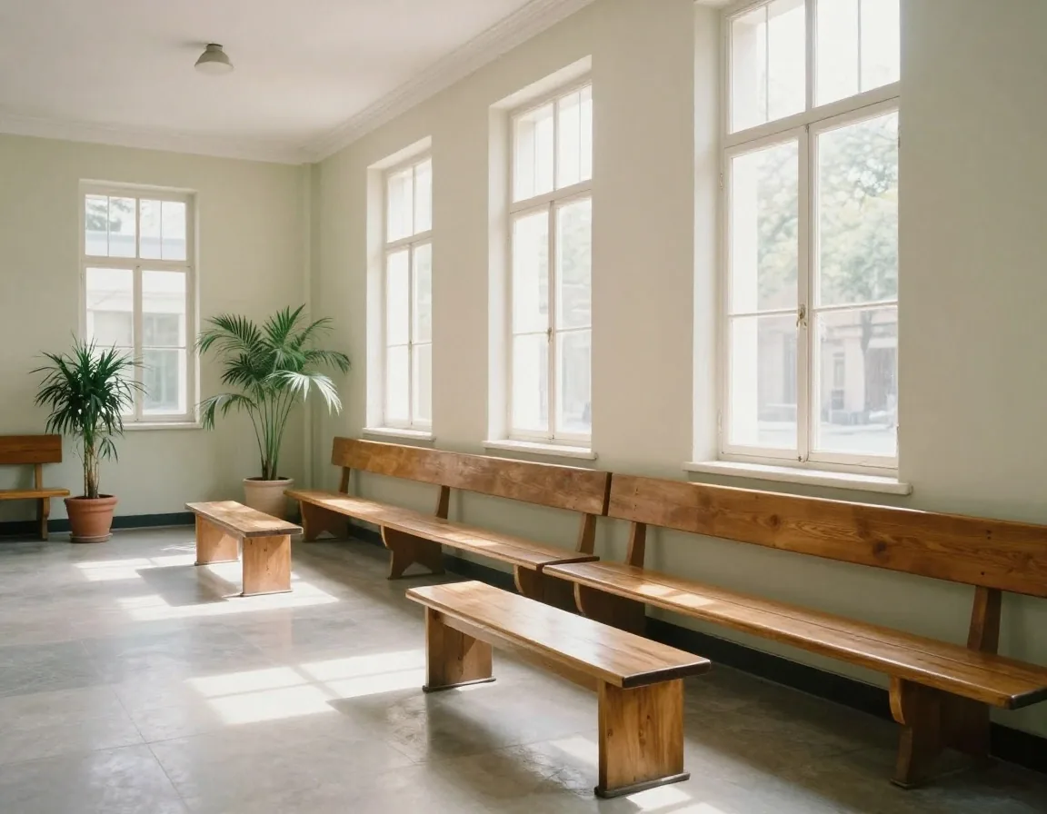 Espacio de recepción de la escuela