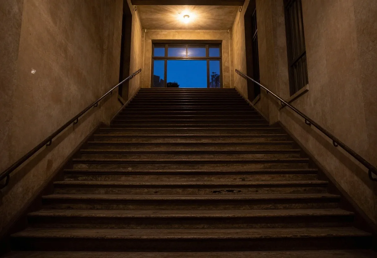 Aula tranquila al atardecer como cierre